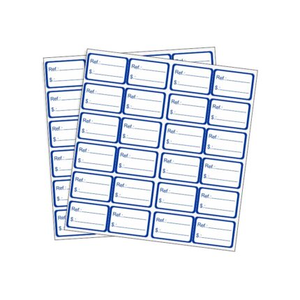 Labels for printing - Adhesive labels size 1 X 0.5 In. Laser and inkjet